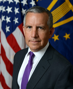 Portrait of Mr. Peter I. Belk, Acting Assistant Secretary of War for Readiness.  Link to full bio below.